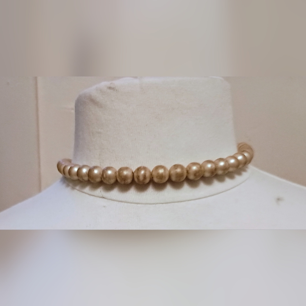 Vintage Pearl Choker Necklace